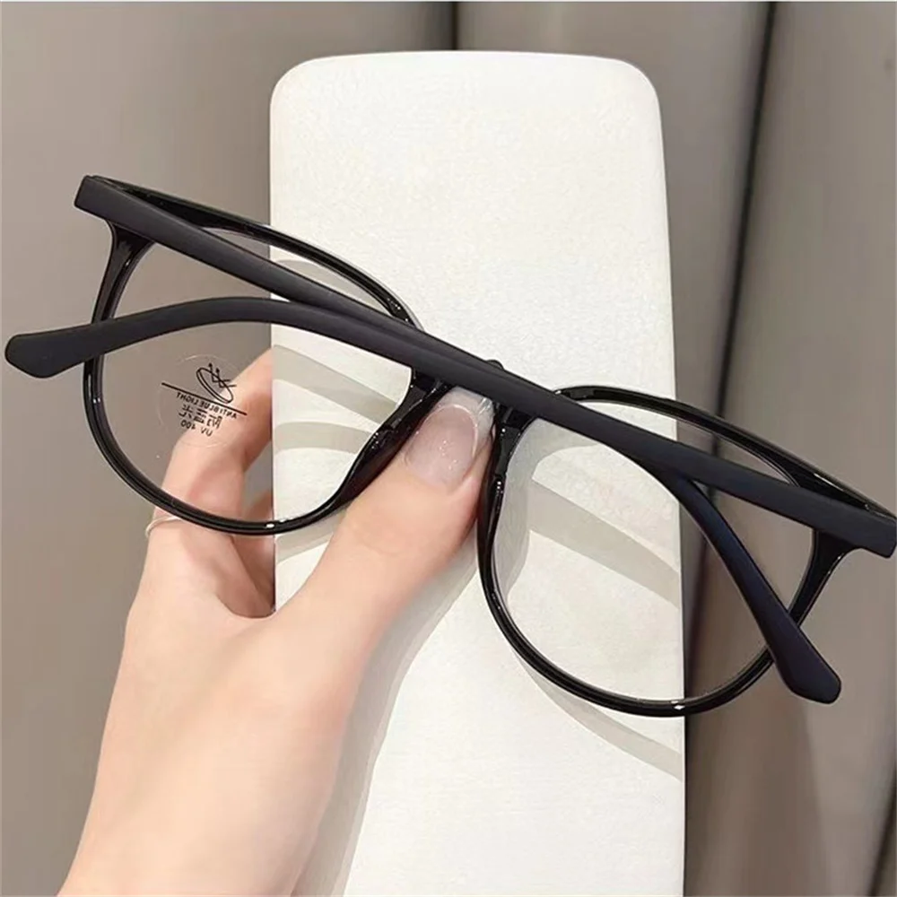 Top Trends: 2024 New Anti-blue Light Glasses Men Women Fashion Transparent Computer Glasses Frame Retro Myopia Glasses Square Eyeglasses Shoppable Styles - Image 5