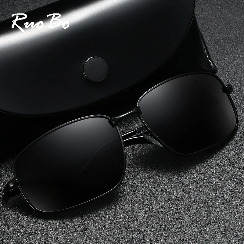 Top Trends: RUOBO Classic Polarized Sunglasses For Men Women Driving Photochromic Chameleon Sun Glasses Change Color Eyewear UV400 Gafas Shoppable Styles