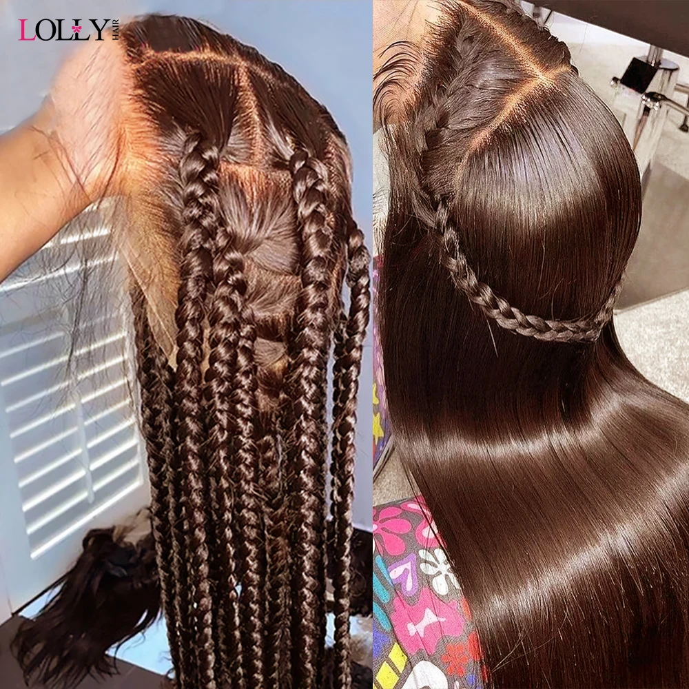 Top Trends: Glueless Full Lace Wig Human Hair 30 32 Inch Straight Lace Front Wigs Human Hair Brown Lace Front Human Hair Wigs Pre Plucked Shoppable Styles