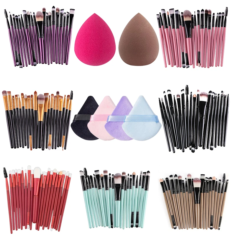 Top Trends: 20Pcs Soft Makeup Brushes Set For Cosmetics Foundation Blush Loose Powder Brush Eyeshadow Women Beauty Blending Makeup Tools Shoppable Styles