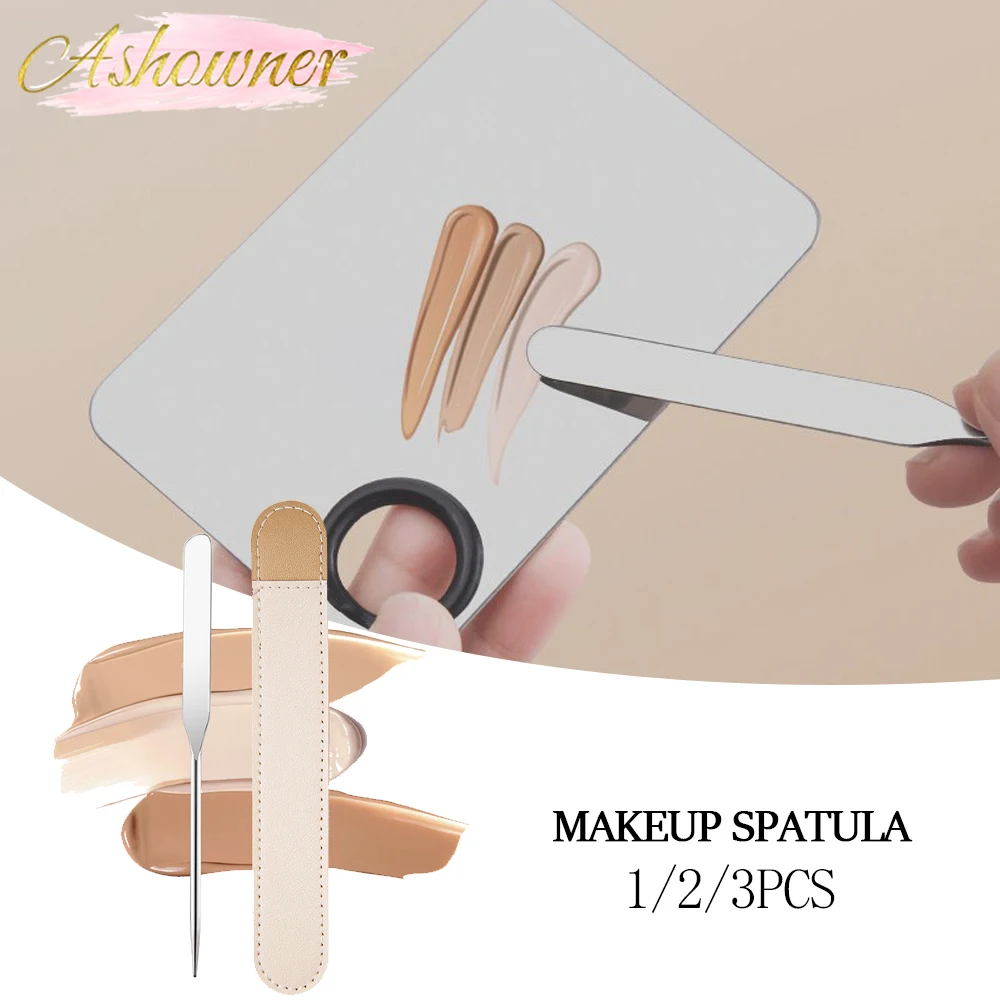 Top Trends: Stainless Steel Makeup Spatula Mixing Stick Foundation Eye Shadow Cream Pigments Mixing Tool Cosmetic MakeUp Toning Sticks Shoppable Styles