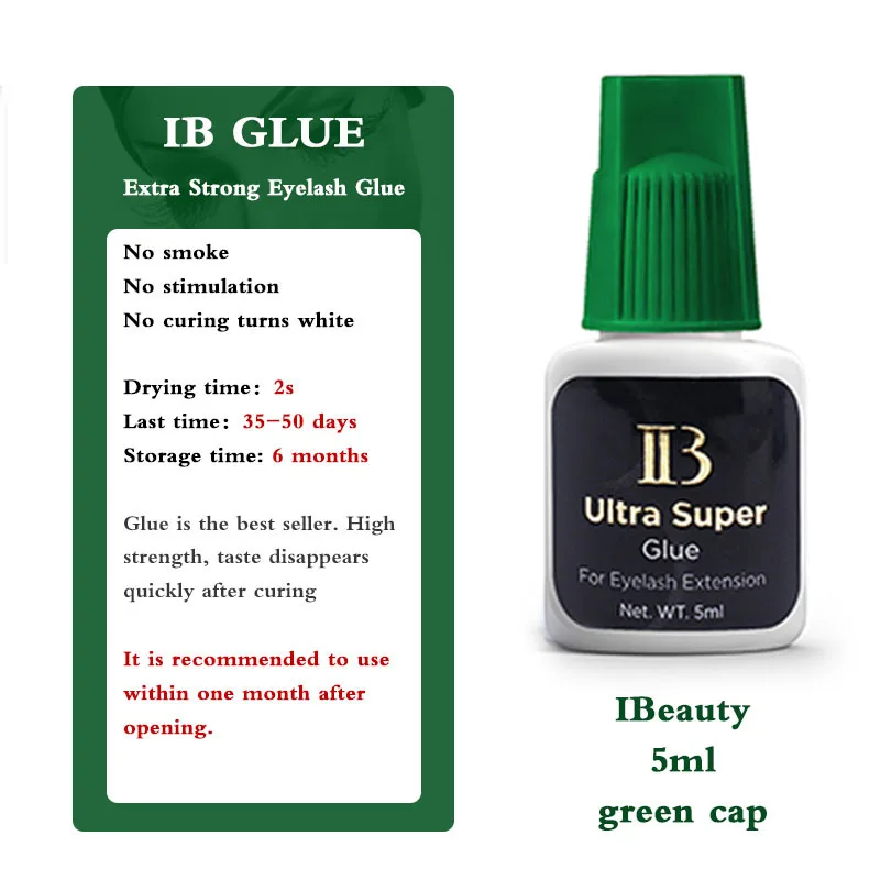 Top Trends: IBeauty Ultra Super Eyelash Extension Glue Supplies Green Cap Waterproof Adhesive Makeup Tools Strongest Fastest Eyes Open Korea Shoppable Styles - Image 3