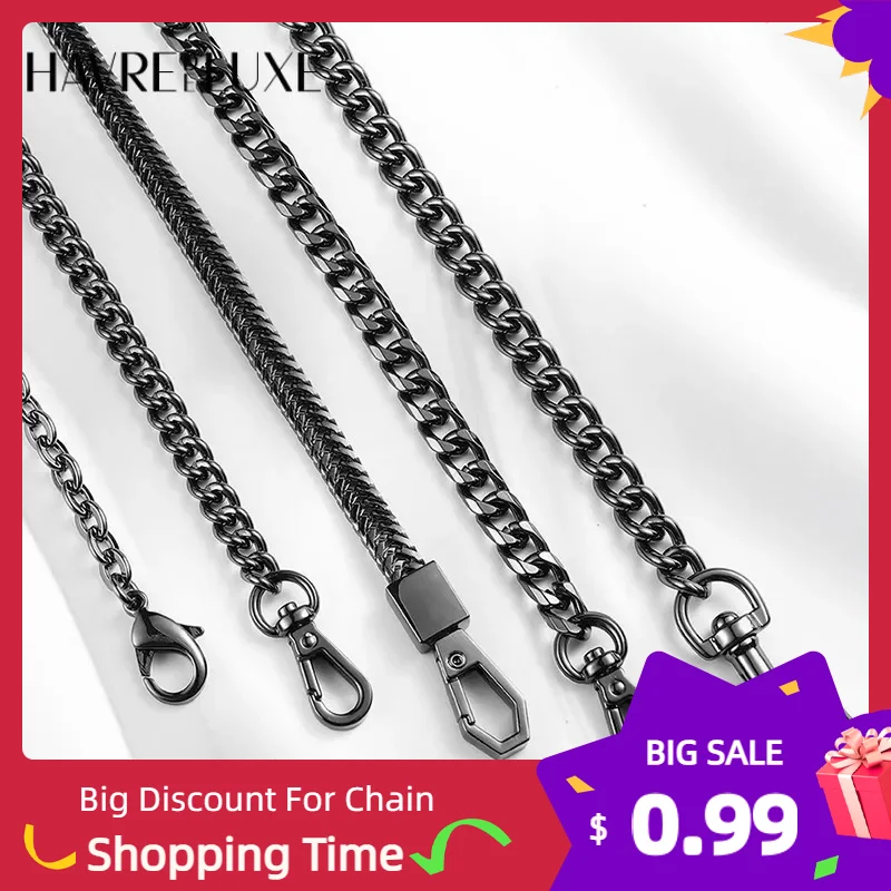 Top Trends: HAVREDELUXE Women&#039;s Shoulder Bag Accessories Bag Strap Shoulder Strap Crossbody Replacement Underarm Metal Chain Thin Single Buy Shoppable Styles