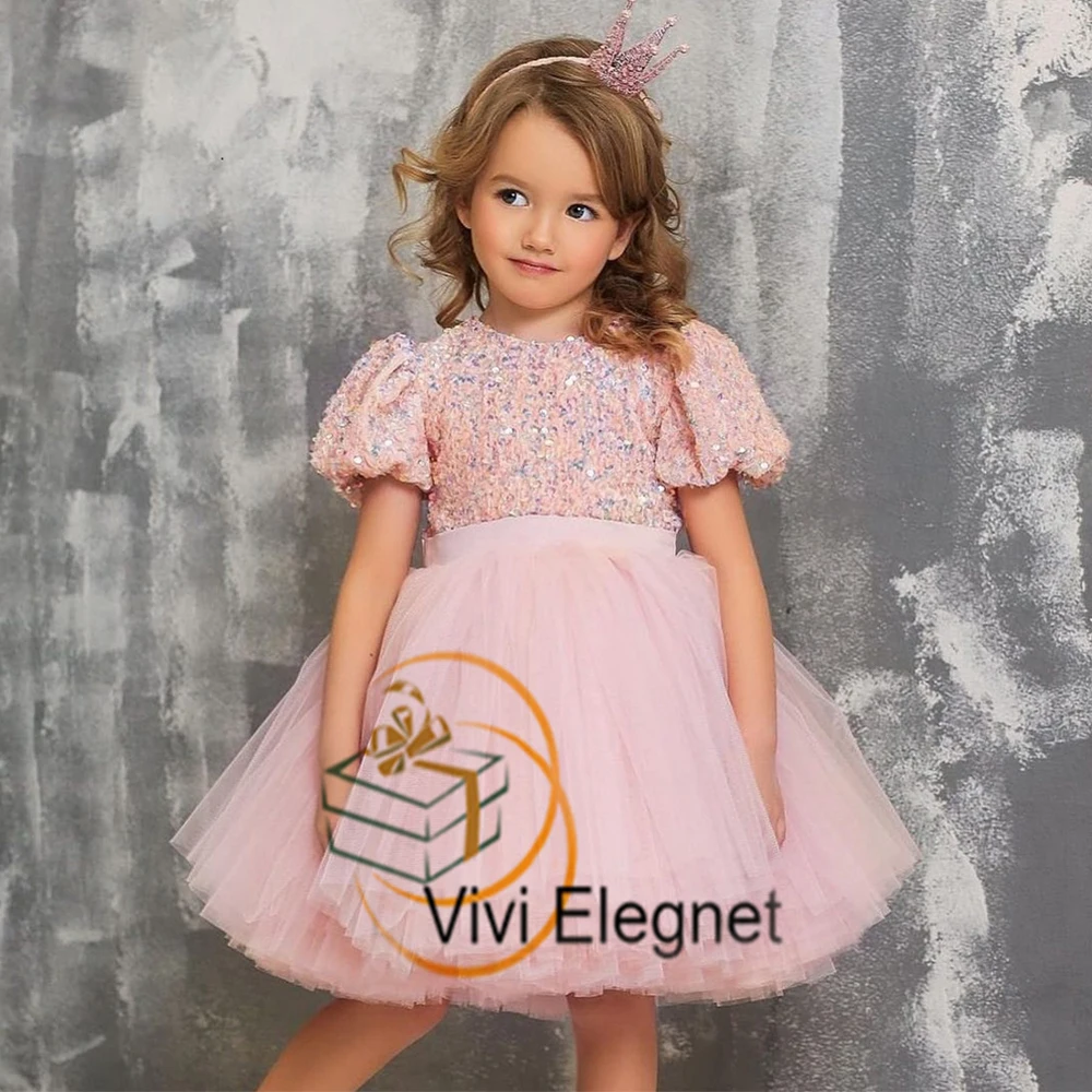 Top Trends: Charming Princess Flower Girls Dresses With Sequined Detachable Dress 2023 Sequined Christmas Gowns With Soft Tulle فلور فتاة ال Shoppable Styles