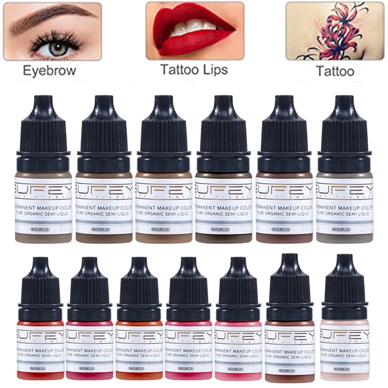 Top Trends: 17 Color Permanent Makeup Pigments Tattoo Inks Lips Eye Line Tint For Eyebrows Microblading Cosmetics Art Tattoo Ink Supplies Shoppable Styles