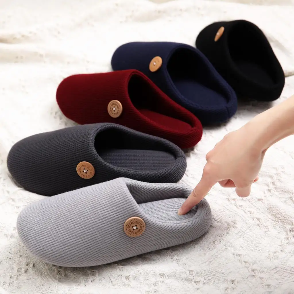 Top Trends: Crestar Women Winter Warm Cotton Slippers Flats Soft Non-slip Fluffy Shoes Design Slides Couple Fashion Indoor House Slippers Shoppable Styles