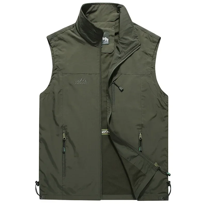 Top Trends: Outdoor Mens Vests 2023 Multi-pockets Hiking Work Photography Golf Vest Man&#039;s Fish Vest Waterproof Breathable Waistcoat Shoppable Styles