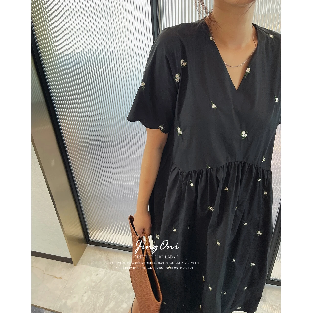 Top Trends: Embroidered Dress Woman Short Sleeve 2023 Summer Clothing Style Elegant Korean Fashion Blouses Beach Long Robe Floral Vintage Shoppable Styles