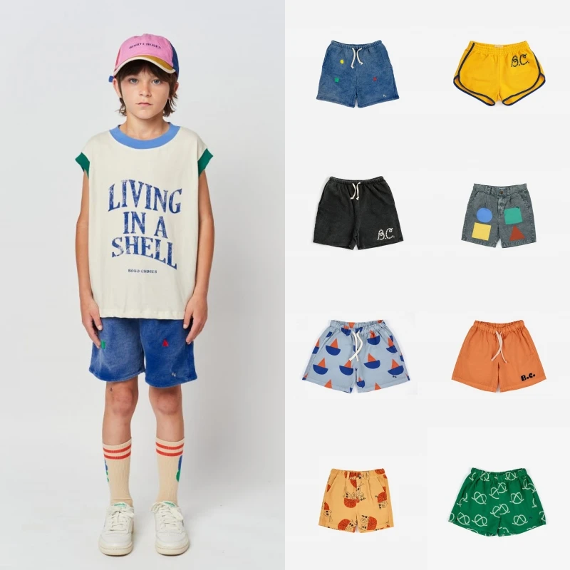 Top Trends: 2023 INS BC Summer Boys' Casual Western Style Thin Cartoon Sports Jeans Children's Shorts Shoppable Styles