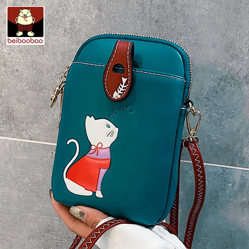 Top Trends: BeiBaoBao Brand Cut Cat Crossbody Bags For Girl Mobile Phone Bag Female Luxury Designer Women's Bag 2022 Trend Shoulder Bag Shoppable Styles