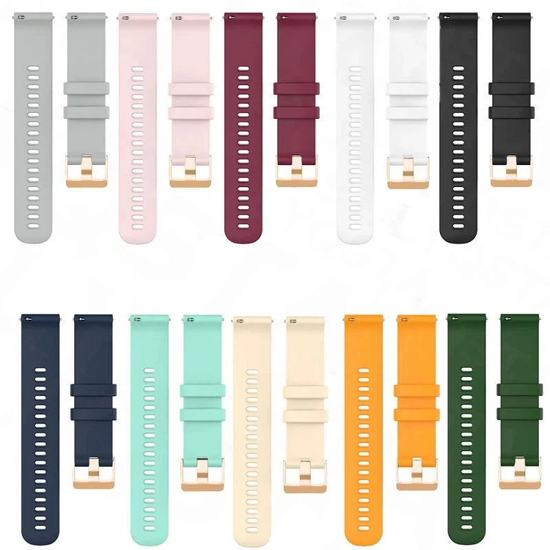 Top Trends: 20mm Band Replacement Watch Sports Silicone Smartwatch Wrist Strap For Suunto 3 Fitness Smart Watchband Accessories Correa Shoppable Styles