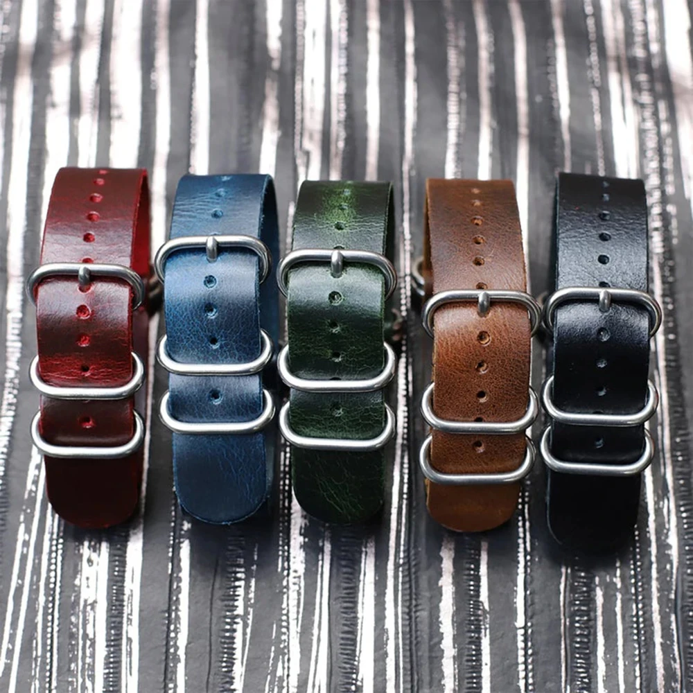 Top Trends: Genuine Leather Watch Strap 18mm 20mm 22mm 24mm Wrist Watch Band Watchbands Watch Adjustment Replacement Accessories Shoppable Styles