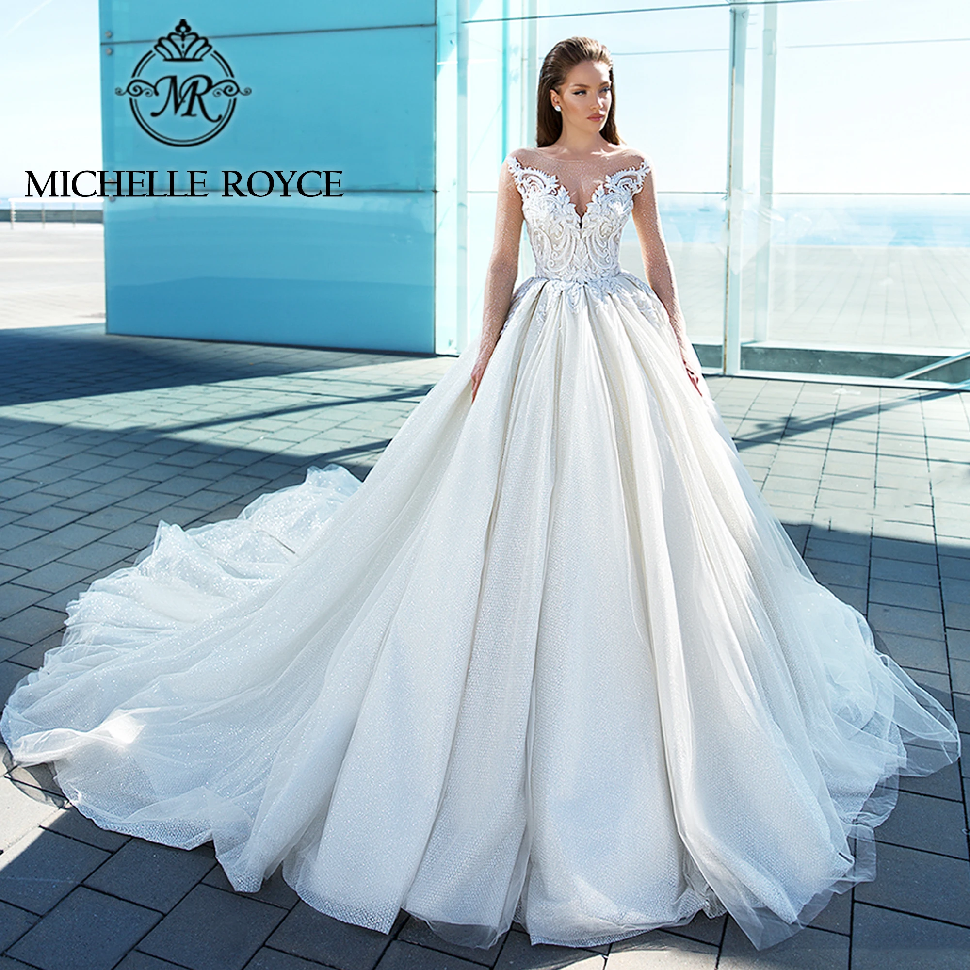 Top Trends: Michelle Royce Luxury Wedding Dresses For Women 2024 Sweetheart Sparkling Beading Embroidery Wedding Gown Vestidos De Novia Shoppable Styles