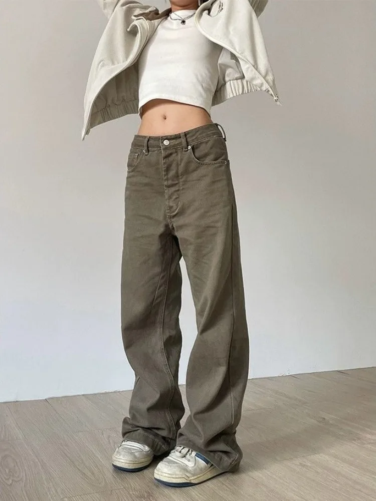 Top Trends: HOUZHOU Y2K Baggy Jeans Women Vintage 90s Streetwear Black Denim Pants Basic Oversize Loose Wide Leg Trousers American Retro Shoppable Styles