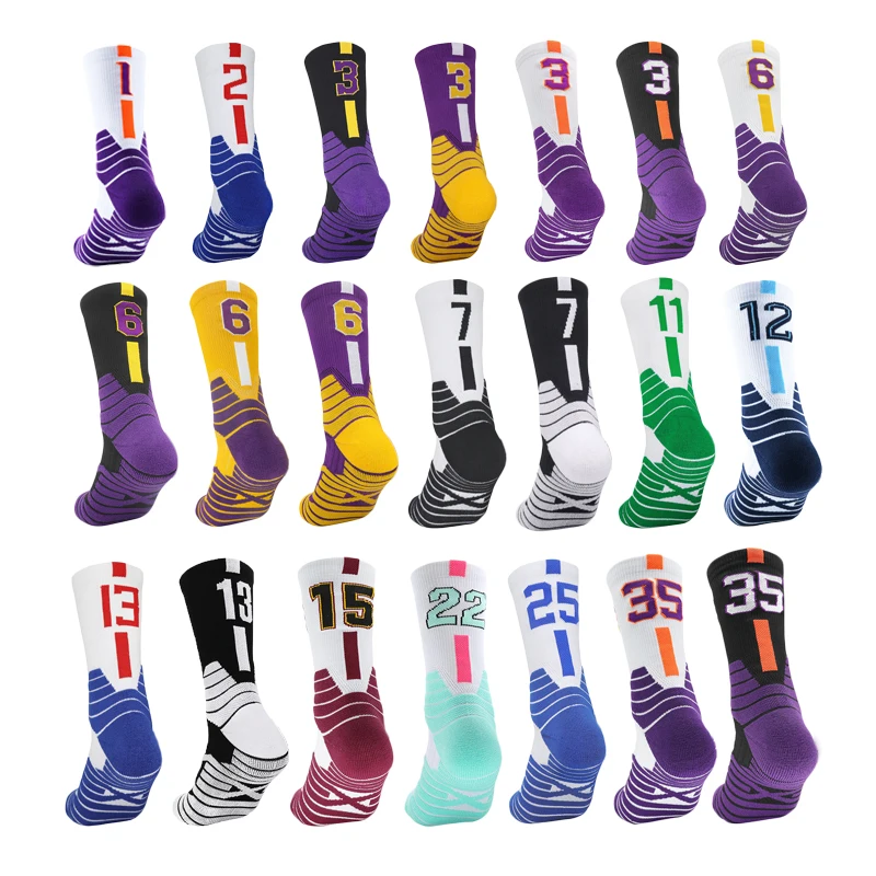 Top Trends: Professional Basketball Socks Knee High Thickened Towel Bottom Breathable Outdoor Running Cycling Men Women Child Sports Socks Shoppable Styles