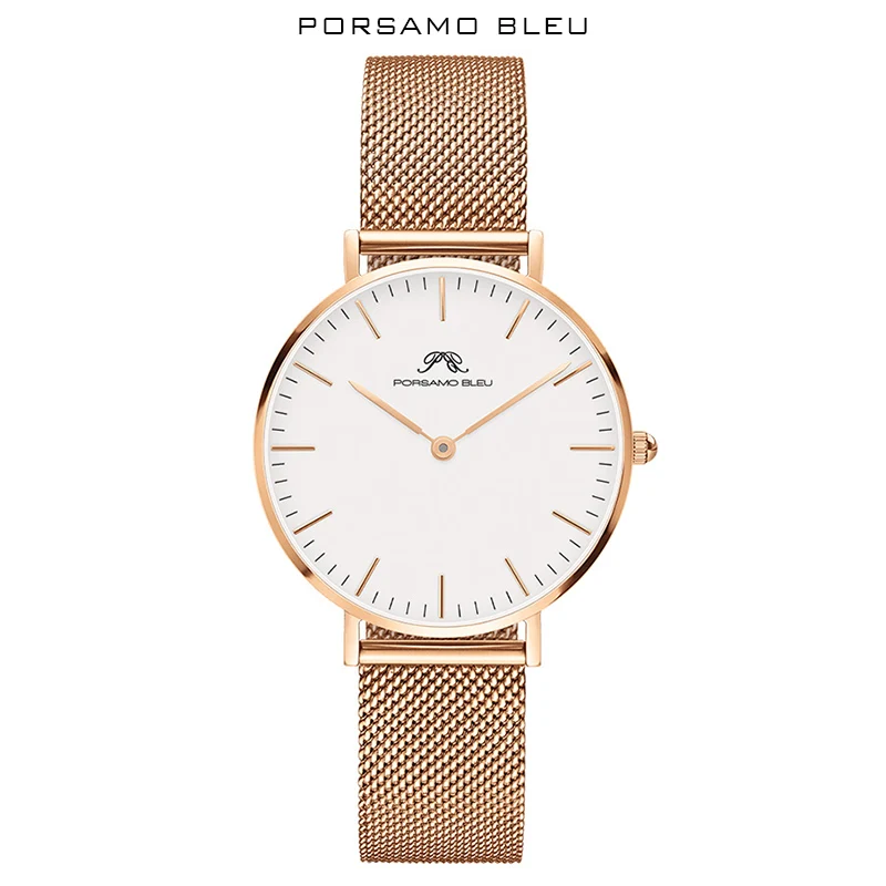 Top Trends: Porsamo Bleu Brand Popular Women's Japanese Quartz Movement Women's Watch With Daniel Wellington Shoppable Styles