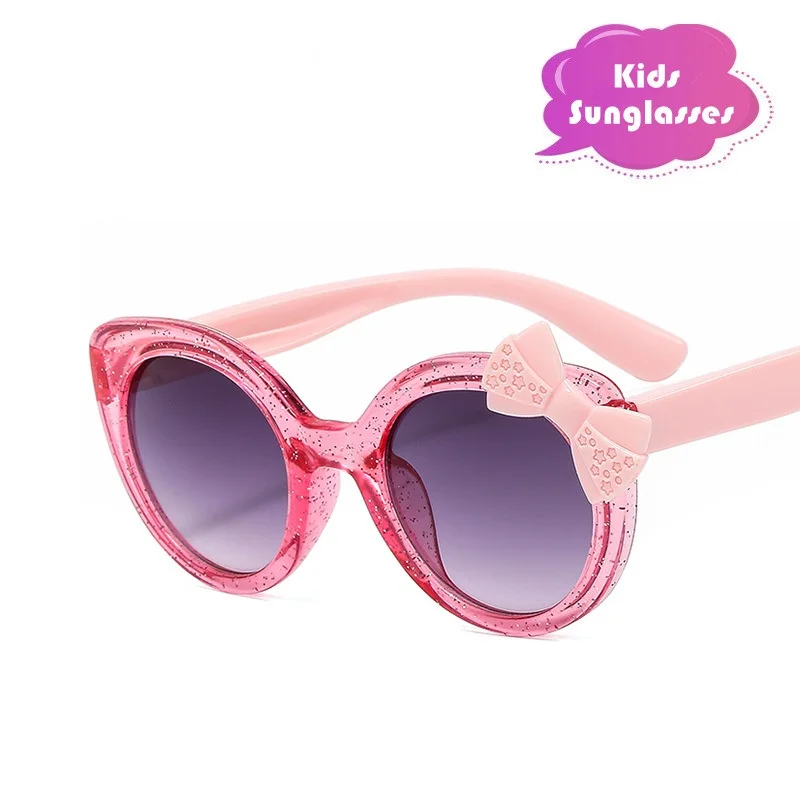 Top Trends: 2024 Lovely Cat Eye Children Sunglasses Personality Bowknot Sun Glasses Kids Cute Baby Eyewear Trend Girls Boy Eyeglasses Shoppable Styles