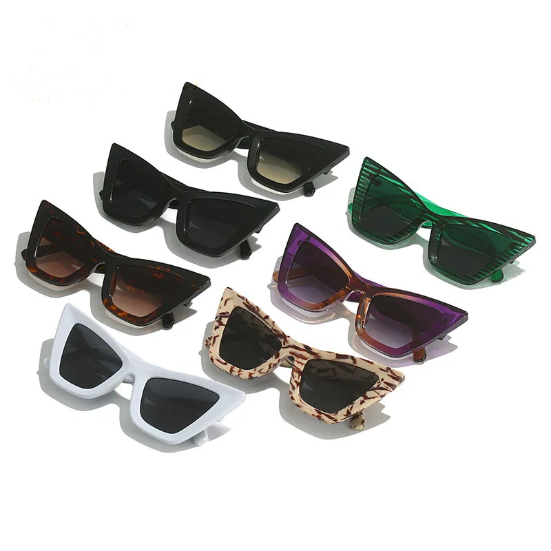 Top Trends: SHAUNA Oversized Cat Eye Women Sunglasses UV400 Shoppable Styles - Image 4