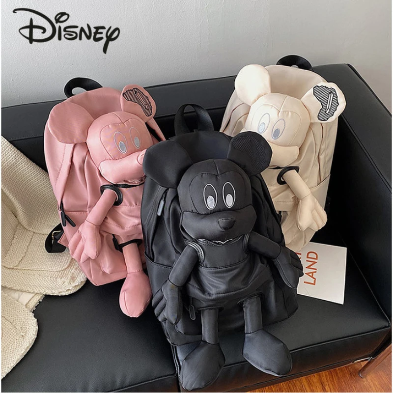 Top Trends: Disney Mickey Doll New Fashion Backpack Cartoon Casual Large Capacity Student Backpack High-quality Versatile Travel Backpack Shoppable Styles