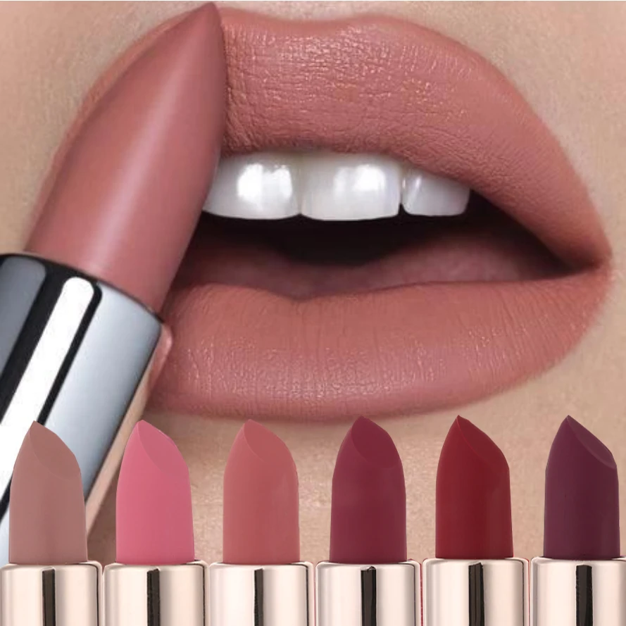 Top Trends: Nude Velvet Matte Lipsticks Waterproof Long Lasting Moisturize Lip Stick Not Fading Sexy Pink Lipstick Lip Gloss Women Makeup Shoppable Styles