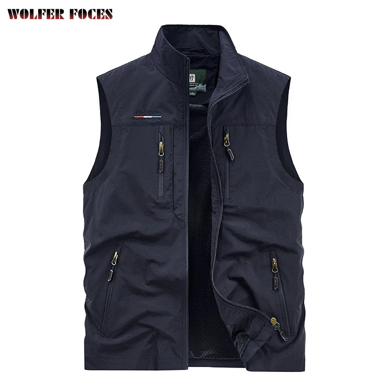 Top Trends: Sleeveless Jacket Waist Coat Men Summer Vest Man Tactical Military Parka Work Men's Clothing Hunting Vests Fishing Shoppable Styles