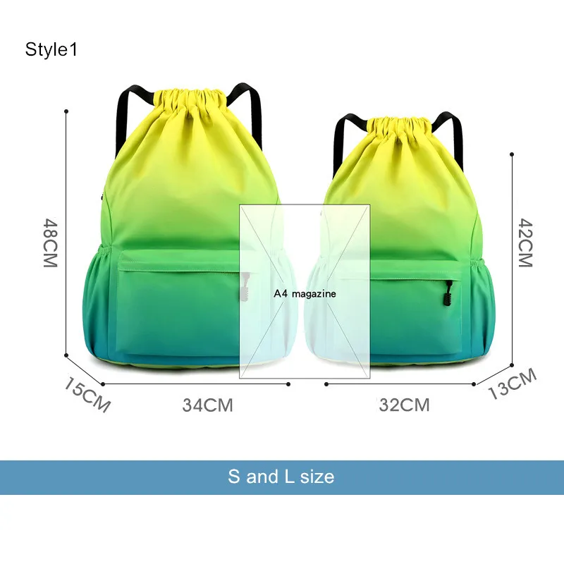 Top Trends: Gym Bag For Men's Travel Camping Drawstring Basketball Soccer Packing Large Fitness Training And Exercise Bolsas Sports Backpack Shoppable Styles - Image 5