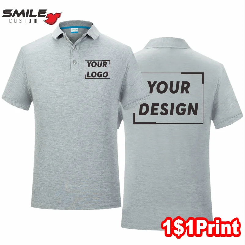 Top Trends: Summer 100% Cotton Lapel Polo Custom Print Logo Casual Men&#039;s And Women&#039;s Short Sleeve Shirt Embroidery Company Team Design Brand Shoppable Styles