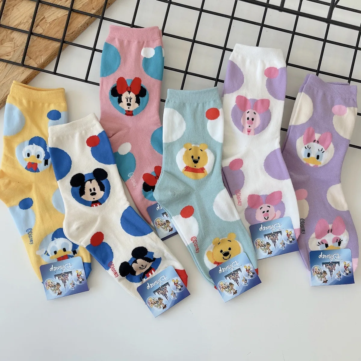 Top Trends: 2023 Disney New Kawaii Women Socks Japanese Fashion Cartoon Cute Socks Mickey Minnie Daisy Donald Cotton Harajuku Funny Socks Shoppable Styles