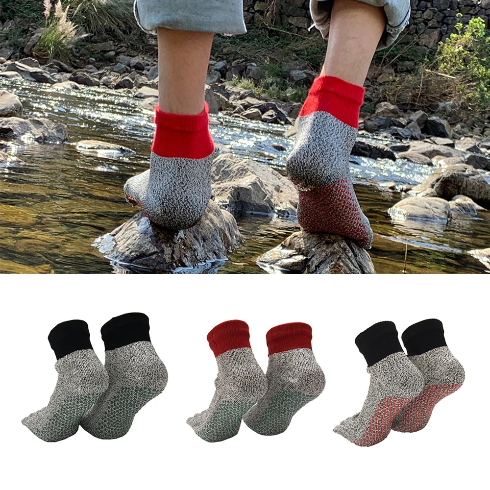 Top Trends: 5-Toes Anti-cut Socks 5-level Cut Resistance Protective Finger Socks Non-slip Outdoor Beach Diving Swimming Yoga Wear-resistant Shoppable Styles