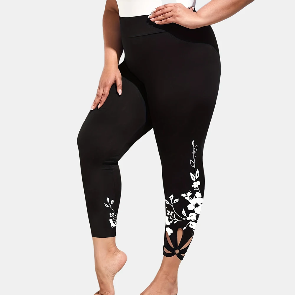 Top Trends: Women's Yoga Leggings Cut Out Abdominal Hip Lifting High Waist Fitness Gym Exercise Leggings Sports Clothes High Elasticity Thin Shoppable Styles - Image 5