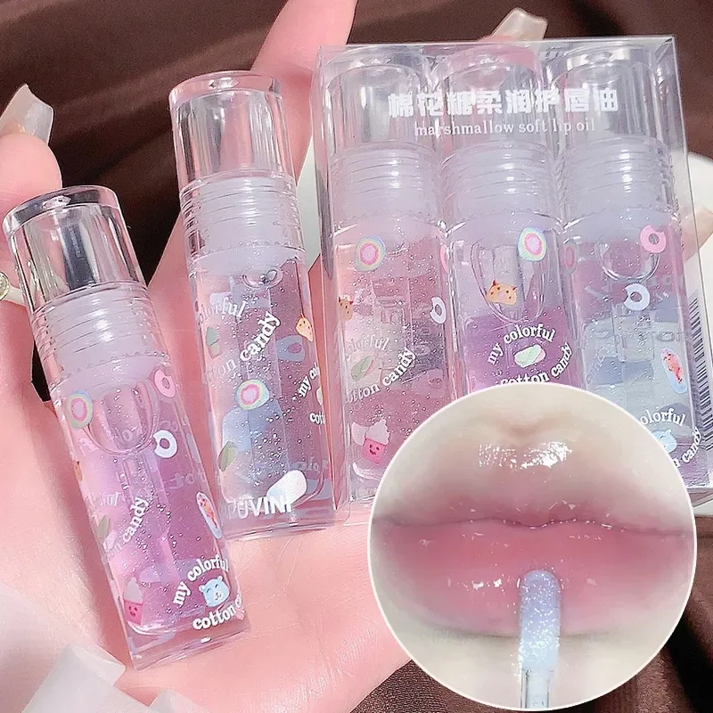 Top Trends: Mirror Moisturizing Lip Oil Lasting Clear Glitter Transparent Jelly Lip Gloss Plumping Liquid Lipstick Lips Care Makeup Cosmetic Shoppable Styles