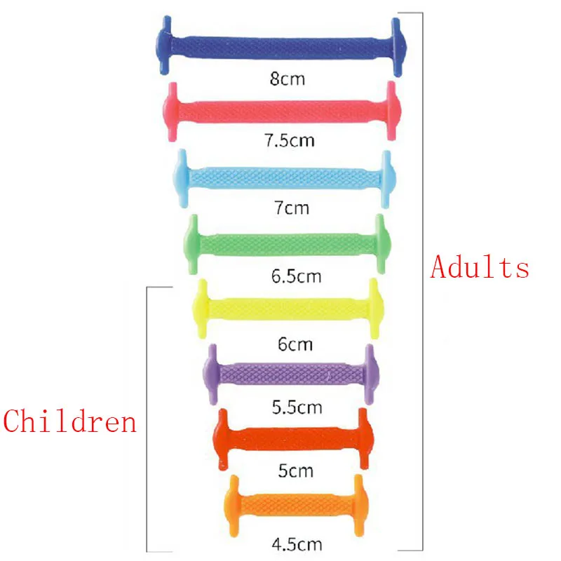 Top Trends: 16pcs / set Women Silicone Elastic Shoelaces Fashion Unisex Athletic No Tie Shoe Lace Kids Adult Sneakers Fit Quick Shoe Lace Shoppable Styles - Image 6