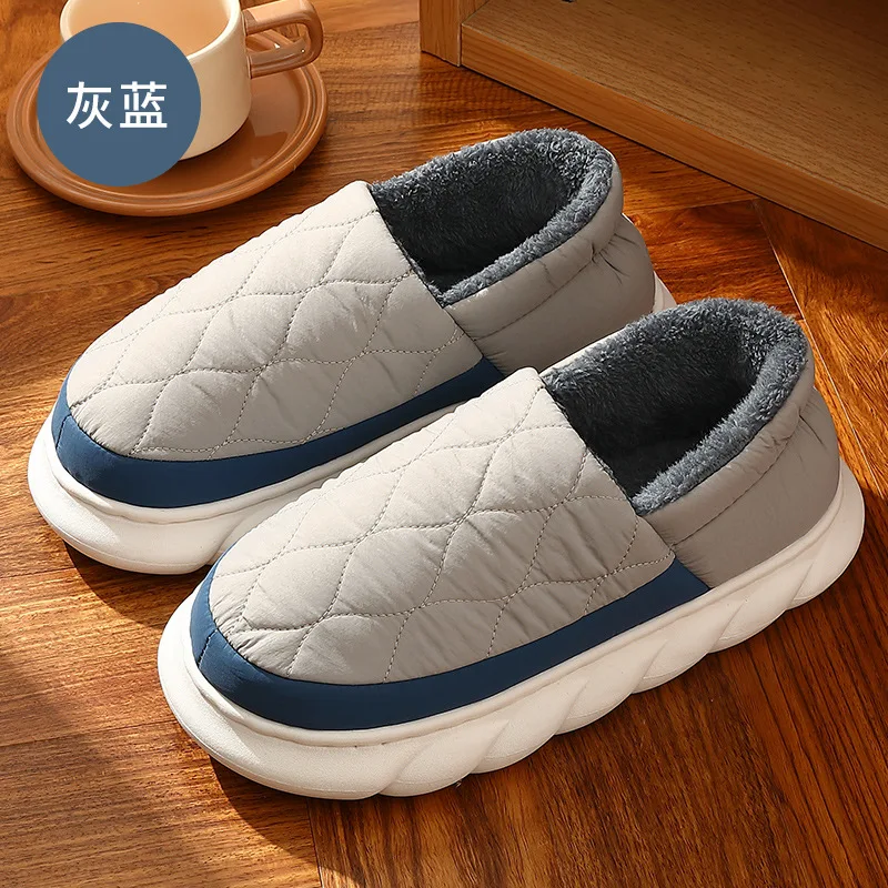 Top Trends: Comwarm Winter Fur Plush Women Slippers Winter Fluffy Warm Waterproof Home Slippers Women Men Outdoor Soft Sole Furry Slippers Shoppable Styles