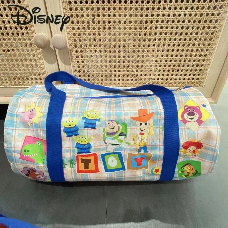 Top Trends: Disney New Toy Story High Quality Fitness Bag Cartoon Fashion Portable Storage Bag Multifunctional Short Distance Travel Bag Shoppable Styles