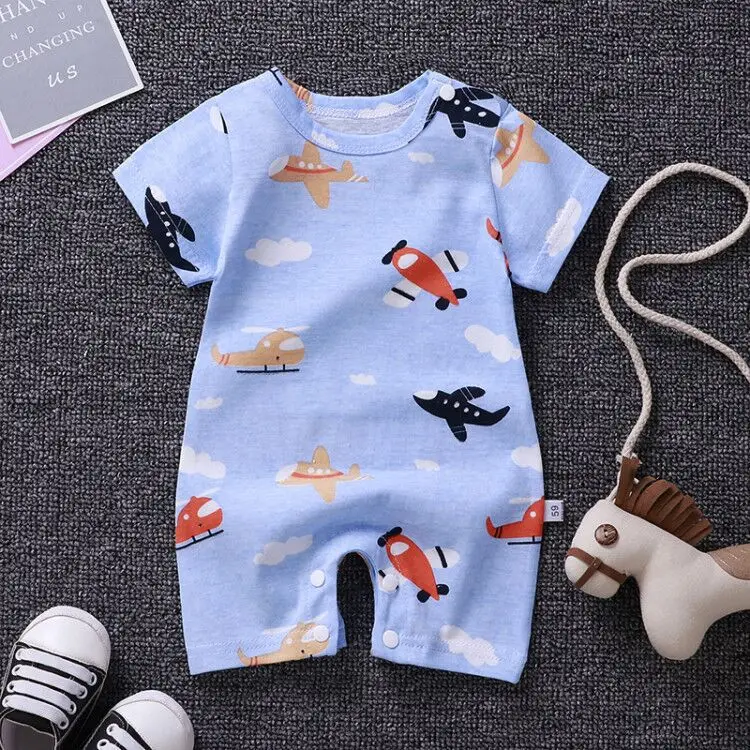 Top Trends: Baby Clothes 100% Cotton Short Sleeve Summer Girls Boys Rompers Toddler Infant 0-24 Months Clothes Ropa De Bebe De 3m 6m 9m 12m Shoppable Styles