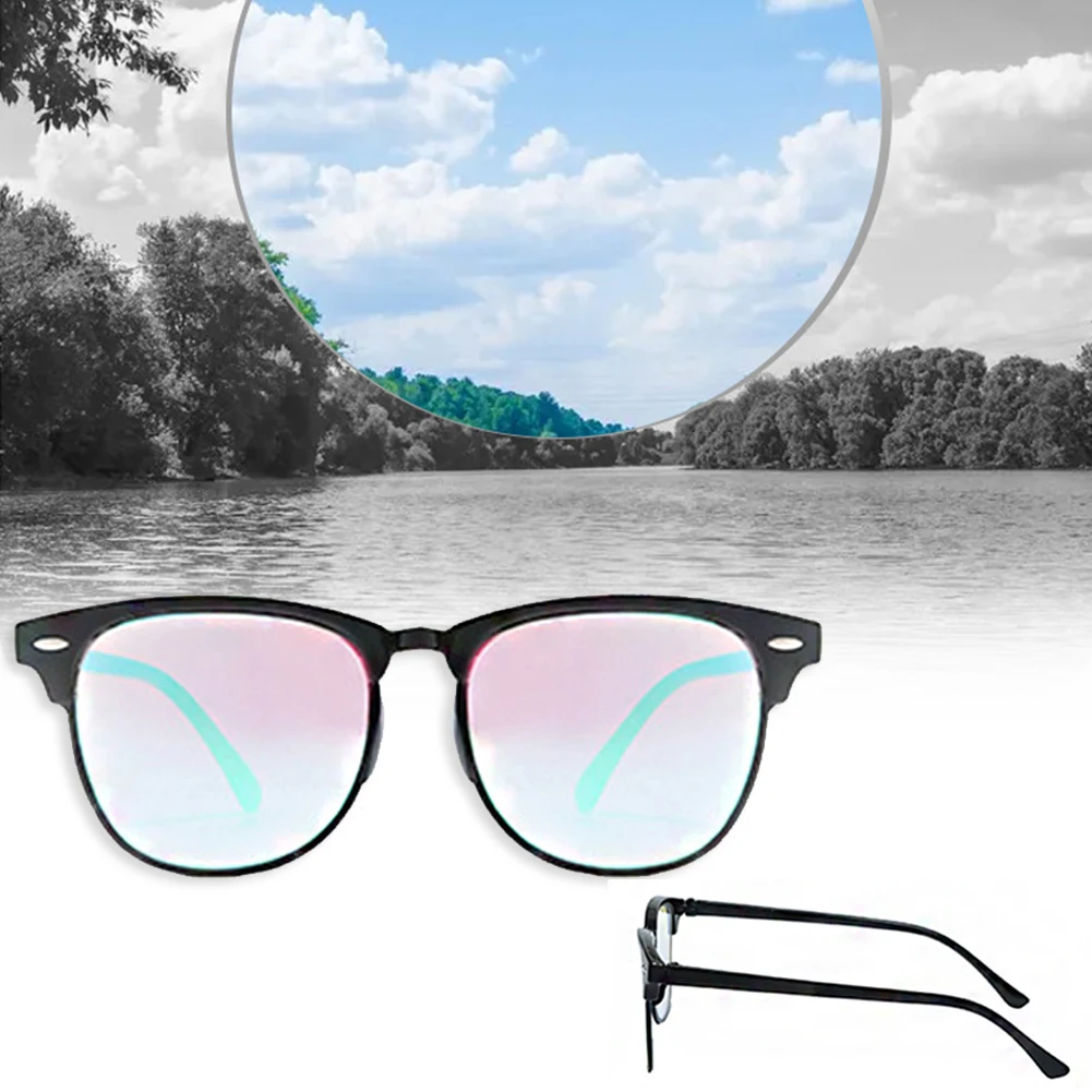 Top Trends: Glasses For People With Red-green Colorblindness Daltonism And Color Weakness Plastic Half Frame Two-sided Coating Lenses Shoppable Styles - Image 3