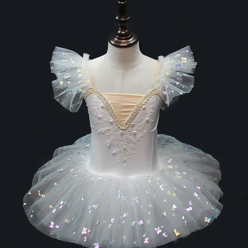 Top Trends: New Professional Ballet Tutu Girls White Platter Pancake Tutu Ballerina Party Dress Adult Women Child Kids Ballet Dance Costume Shoppable Styles