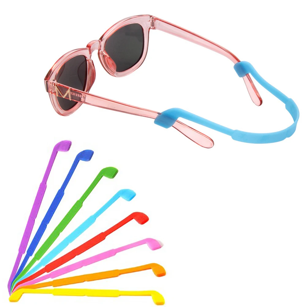 Top Trends: 1 PC Adjustable Neck Strap Lanyard For Elastic Sports Glasses Multicolor Cord Lanyard Sunglasses Holding Bracket Shoppable Styles