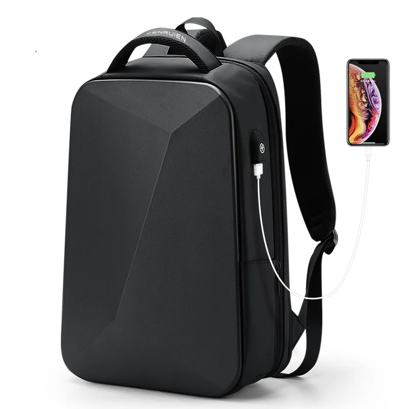 Top Trends: Fenruien Brand Laptop Backpack Anti-theft Waterproof School Backpacks USB Charging Men Business Travel Bag Backpack New Design Shoppable Styles