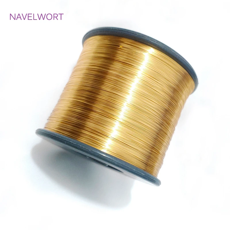 Top Trends: 18K Gold Plated Copper Wire For Jewelry Making High Quality Beading Wire DIY Handmade Crafts Wholesale Shoppable Styles