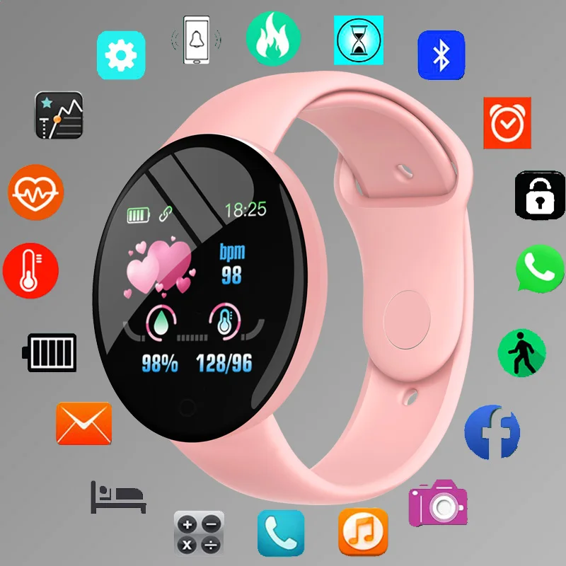 Top Trends: Round Digital Smart Sport Watch Women Watches Digital Led Electronic Bluetooth Fitness Wristwatch Men Kids Hours Dropshipping Shoppable Styles