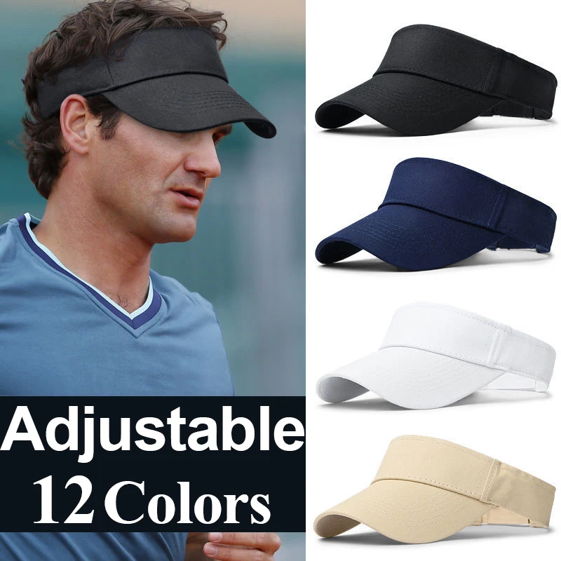 Top Trends: Outdoor Sport Empty Top Hat Women Men Summer Breathable Baseball Cap Running Tennis Sun Hats Adjustable Visor UV Protection Caps Shoppable Styles