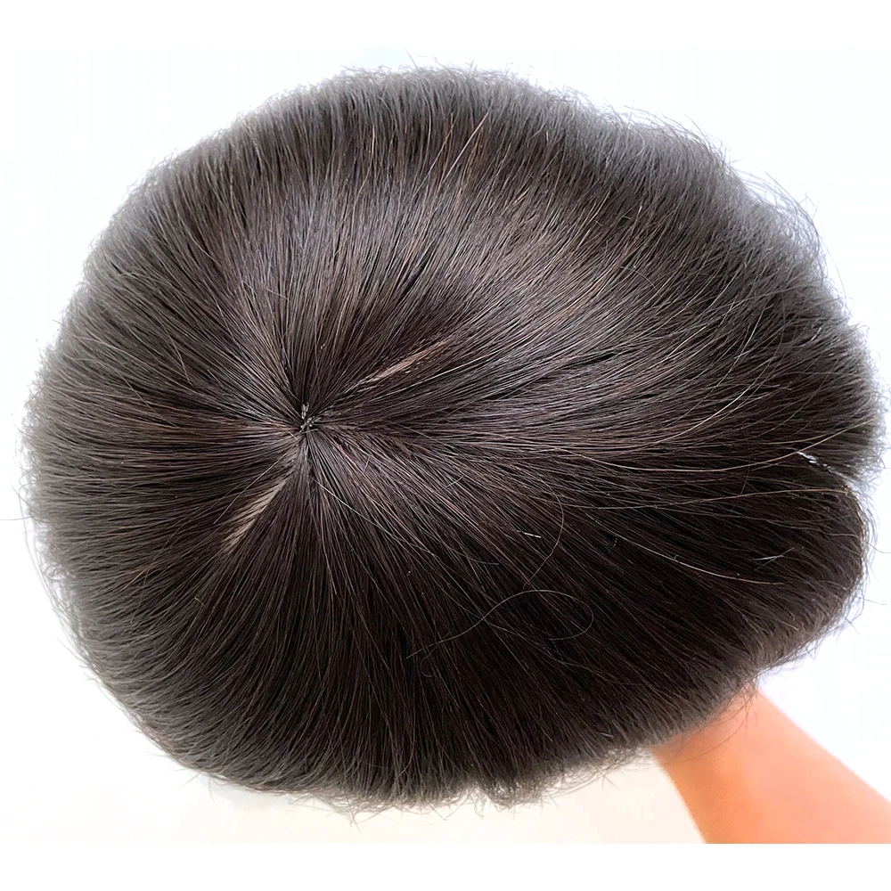 Top Trends: 8inch 100% Real Human Hair Male Mannequin Head With For Practice Hairstyles Professional Styling Hairdressing Training Heads Shoppable Styles - Image 5