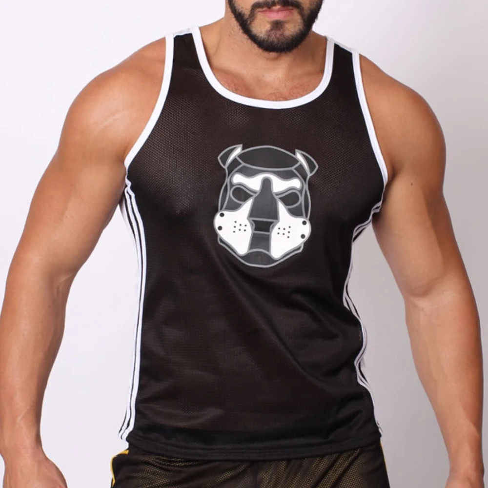 Top Trends: CB13 Kennel Club Men's Mesh Tank Top Spitfire Bandit Vest Bodybuilding Sleeveless Shirt Fitness Wear Clothing Shoppable Styles