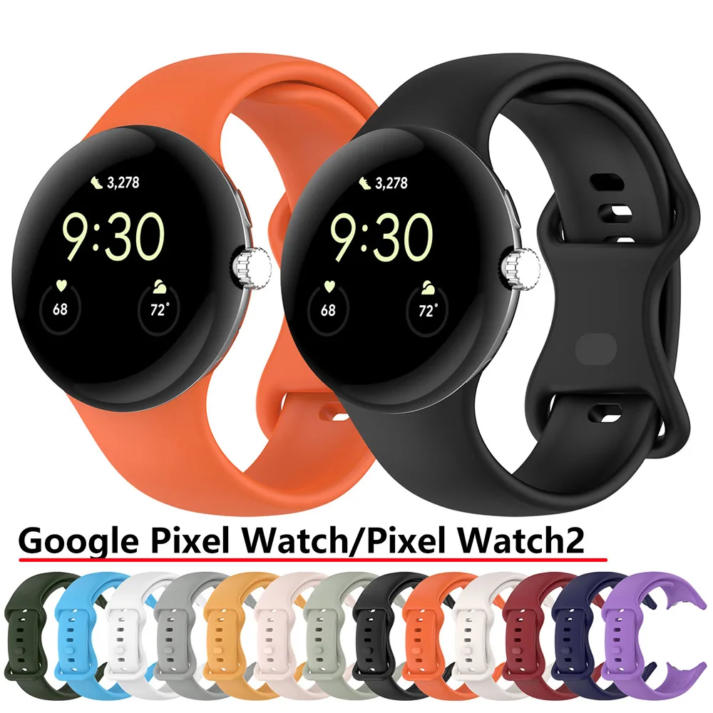 Top Trends: Original Silicone Strap For Google Pixel Watch 2 Replacement Sport Bracelet Correa For Google Pixel Watch Band Accessories Shoppable Styles