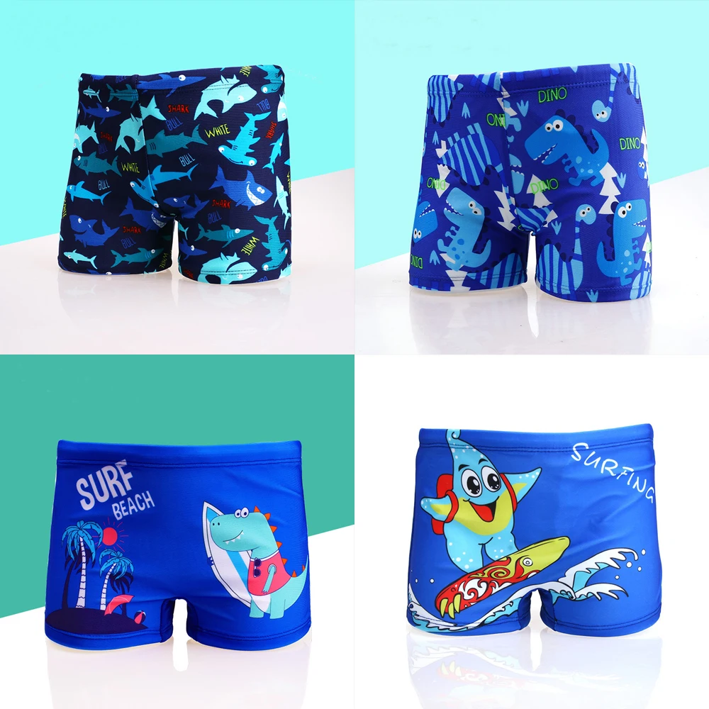 Top Trends: New Children Swimming Trunks For Boys Swimwear Quick-drying Short Kids Cartoon Bathing Suits Boy Swimming Shorts Beach Swimwears Shoppable Styles