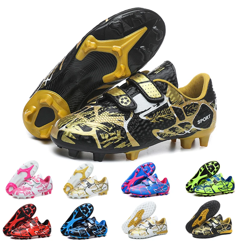 Top Trends: Kids Soccer Shoes School Football Boots Cleats Grass Sneakers Boy Girl Outdoor Athletic Training Sports Footwear Soccer Shoes Shoppable Styles