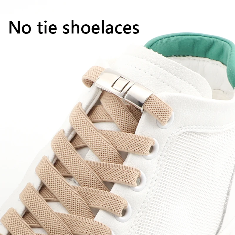 Top Trends: Cross Buckle Rubber Shoelaces Without Ties Elastic Laces Sneakers 8MM Thick Flats No Tie Shoe Laces Kids Adult Running Shoelace Shoppable Styles - Image 6