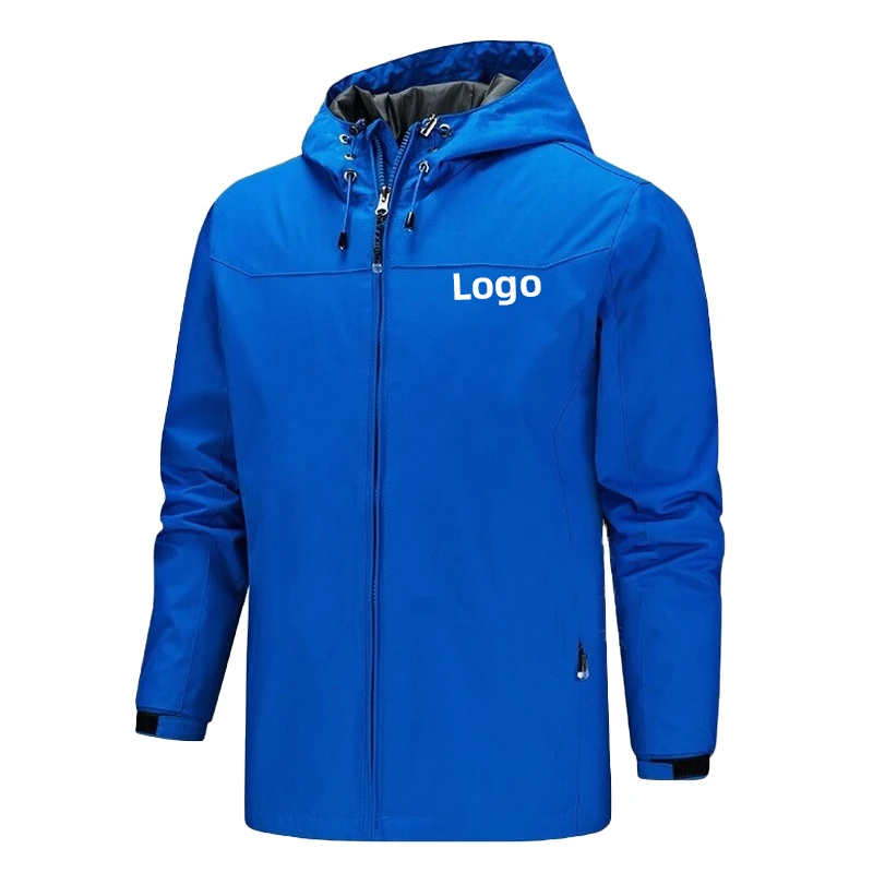 Top Trends: Customize Your Logo Jackets Waterproof Windproof Breathable Jacket Men Fashion Outdoor Mountain Jackets Training Jackets Shoppable Styles - Image 5