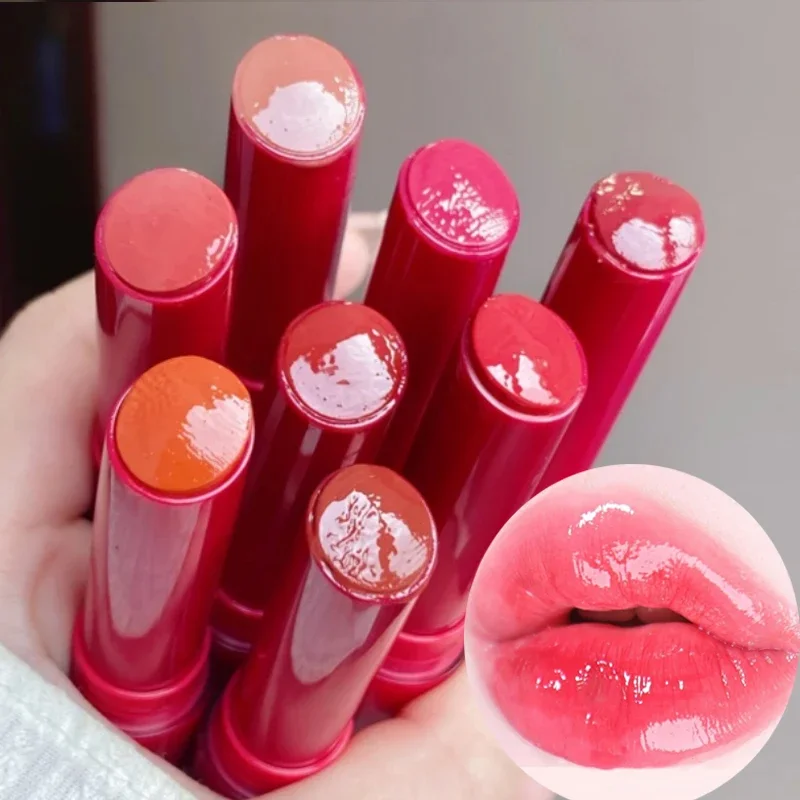 Top Trends: Mirror Water Light Lip Gloss Jelly Lipstick Pencil Long Lasting Moisturizing Solid Lip Tint Balm Women Make Up Beauty Cosmetics Shoppable Styles